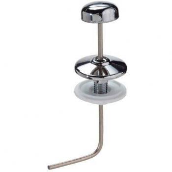 Manija de Cisterna Vertical Baja Angular Cromada 120 mm