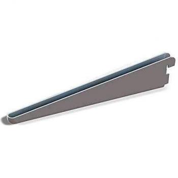 Soporte de estante Jagmet Emuca de largo 220 mm para perfil de ranura doble y paso 32mm