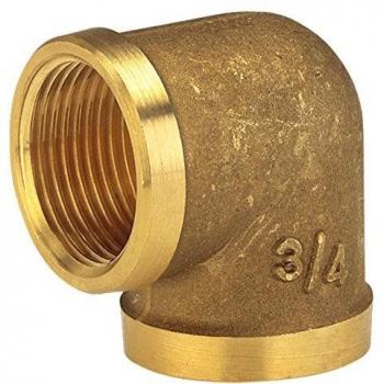Elemento Angulado de Latón con Rosca Interior 33,3 mm (G 1) para Sistemas de Riego GARDENA