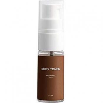 Body Tones Espuma autobronceadora, autobronceador para la piel oscura hidratante y antiedad, Autobronceador mousse, bronceado natural sin exposición al sol