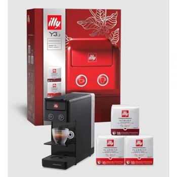 Cafetera Automática Illy Y3.3 de Cápsulas 0,75 L - 19 Bar - Color Negro