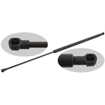 Amortiguador de maletero FEBI BILSTEIN gas spring 28008 con presión de gas, longitud extendida de 575 mm, longitud comprimida de 390 mm, fuerza de compresión de 300 N, y