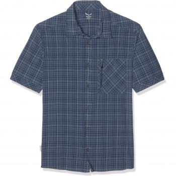 Salewa Isortoq 2.0 Dry M S/S Srt Camisa, Hombre, Azul