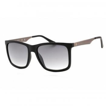 Guess Women's Rectangle Sunglasses GF0171-02B Matte Black Smoke Gradient