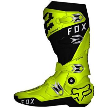 Botas de motocross FOX Instinct Amarillo Fluo, Unisex Adulto, talla 45-46 EU