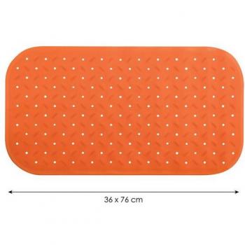 Alfombra antideslizante CLASS PREMIUM (36 x 76 cm) Naranja - MSV.