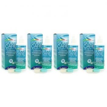 SOLCARE AQUA 4 x 360 ml con estuches y portalentes