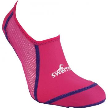 SwimTech Junior Polyester Swimming Socks - Pink Size 28/31