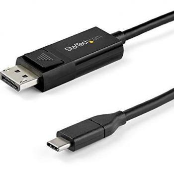 StarTech.com 6ft USB C to DisplayPort 1.4 Cable - 8K 60Hz/4K, Bidirectional DP to USB-C/USB-C to DP Reversible Video Adapter Cable with HBR3/HDR/DSC - USB Type C/TB3 Monitor Cable (CDP2DP142MBD)