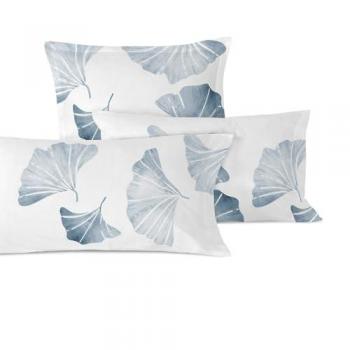 Funda de Almohada Ginkgo Multicolor 45x155 cm, 100% Algodón, Calidad 150 TC, Fabricado en España