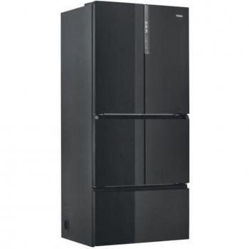 Haier Serie F+ 9 HFF-750CGBJ Frigorífico Americano de 5 Puertas, 190x83 cm, Acabado en Cristal Negro