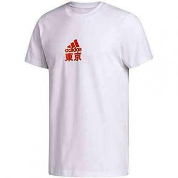 adidas Lil Stripe Team Camiseta de Manga Corta, Hombre, White, XL