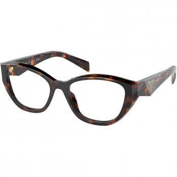 Prada PR 21ZV 14L1O1 Women’s Eyeglasses Tortoiseshell Size 53 (Frame Only) - Blue Light Block Available