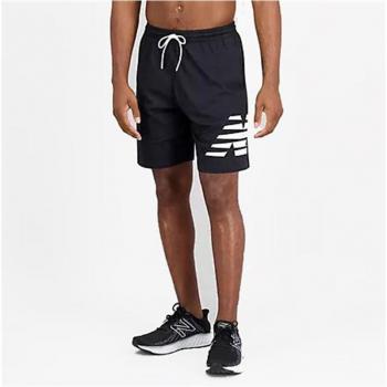 Pantalón corto New Balance Sport Essentials Heathertech 7 para hombre en color negro