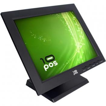 Monitor Táctil 10POS TS-15V TFT 15 (4:3) Resolución 1024x768 USB Negro VESA 75
