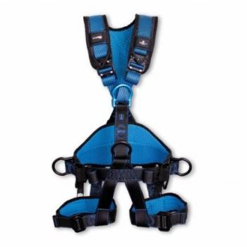 Imbracatura Sekuralt Wind Blue 3 - Arnés de seguridad sobre cinturón Irupad con fibra transpirable Holetech®