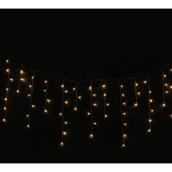 Cortina de Luces LED Blanco para Exterior 9 Mts. x 65 Cms.