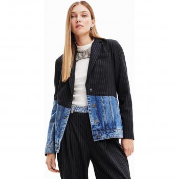 Americana Desigual híbrida azul