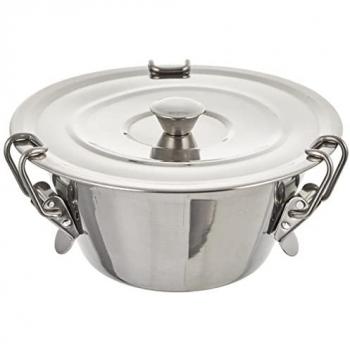 Flanero Inoxidable con Tapa y Pinza 16 cm - Molde Hermético Desmontable para Postres, Fácil Limpieza y Apto Lavavajillas