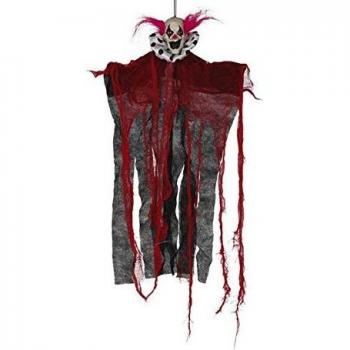 FIESTAS GUIRCA COLG. Payaso Rojo/Negro 60 CMS.