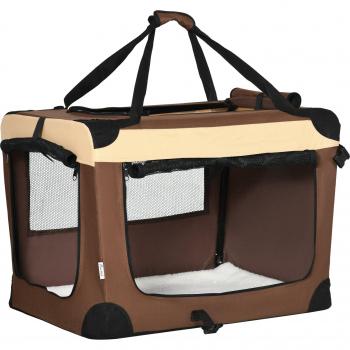PawHut Transportín Mochila para Perros y Gatos