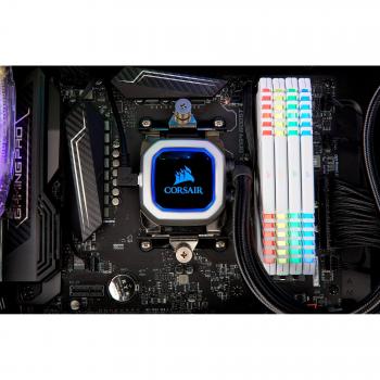 Corsair Hydro Series H100i PRO RGB, Refrigerador Líquido Para CPU, USB, 240 mm Radiador, RGB