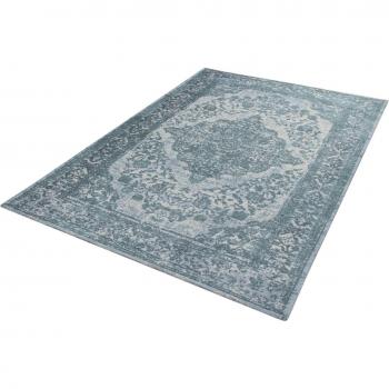Alfombra Jacquard Azul Claro 230x160 cm Argentella