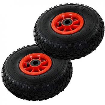 vidaXL Sack Truck Wheels 2 pcs Rubber 3.00-4 (245x82)
