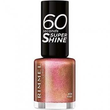 Rimmel 60 Seconds Super Shine Nail Polish Shade 834 Fab! 8 ml