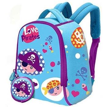 Kid Licensing Mochila Neopreno 25Cm Pirates, Unisex Niños, Multicolor, Talla Única
