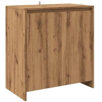 Aparador de madera de ingeniería roble artisan 70x41x75 cm, armario de almacenaje, mueble aparador, armario bufé, aparador con cajones