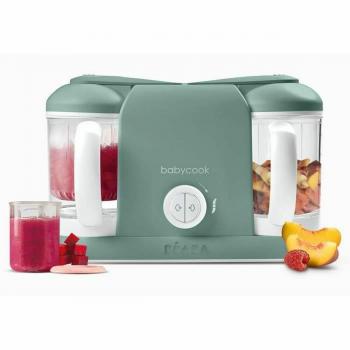 Robot de Cocina Béaba Babycook Duo Verde 2,2 L 4 en 1 - Cuidador de Alimentos para Bebés