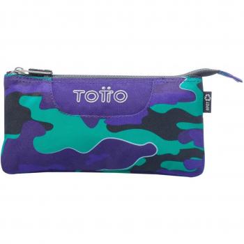 Estuche escolar eco-friendly tres compartimentos azul Seli - Tablero