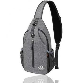 Waterfly Mochila Cruzada Pecho Mochila Bandolera para Ciclismo Senderismo Casual Hombre y Mujer