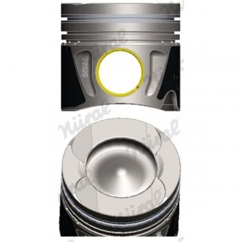 Pistón NÜRAL 87-433407-10, tipo: Pistón de motor, características: fabricado en aleación de aluminio, diseño optimizado para rendimiento, compatible con motores específicos, tratamiento superficial para resistencia al desgaste