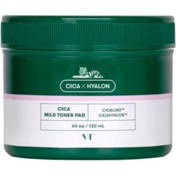 VT Cosmetics Cica Mild Toner Pad (60ea)
