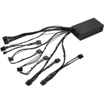 FSP FlexGURU PRO 500W - Fuente de alimentación ATX 1U, 24-pin, Color Negro