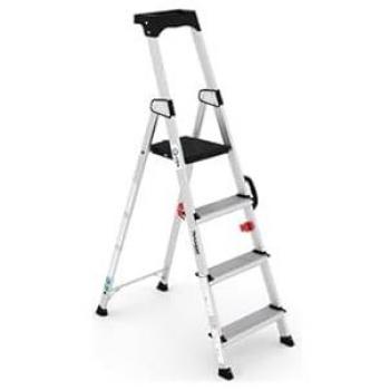 Escalera de Aluminio Profesional de 4 Peldaños