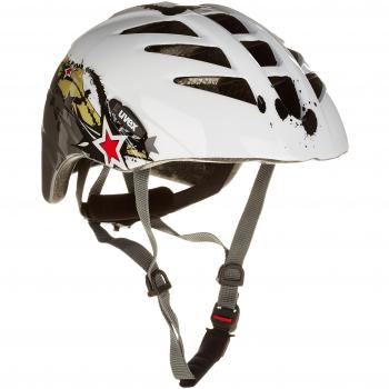 Uvex Uvision - Casco infantil de ciclismo plata splash anthracite Talla:52-57 cm