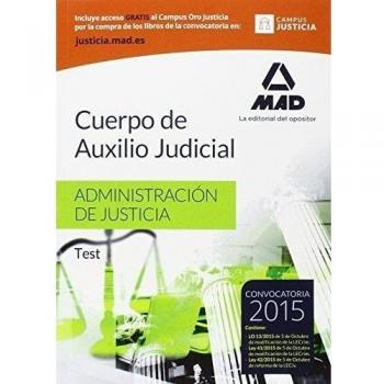 Cuerpo de Auxilio Judicial de la Administración de Justicia. Test