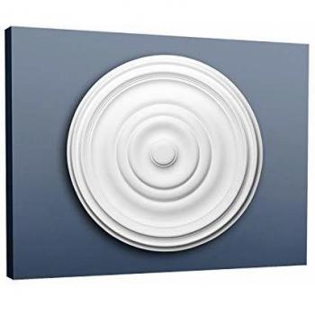 Centro de Techo Clásico Orac Decor R09 - Medallón Decorativo Blanco 48 cm