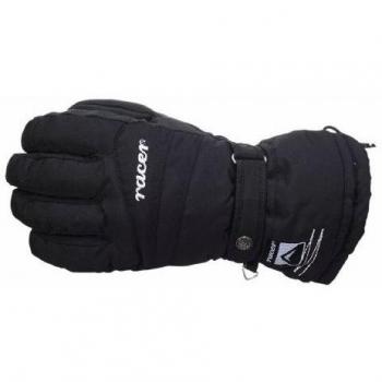 Racer - Guantes de esquí para mujer, tamaño 7 UK, color negro