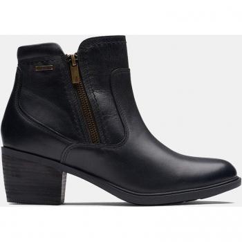 Botines Clarks Neva Zip WP Negro para mujer con tacón botín de Otoño/Invierno 23