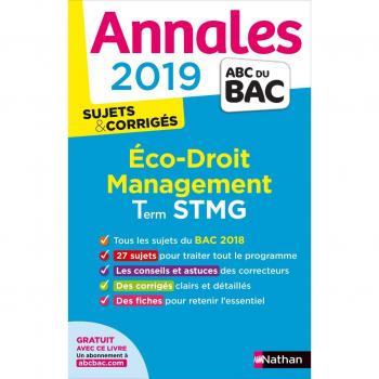 Economie-Droit, Management des organisations Tle STMG: Sujets & corrigés