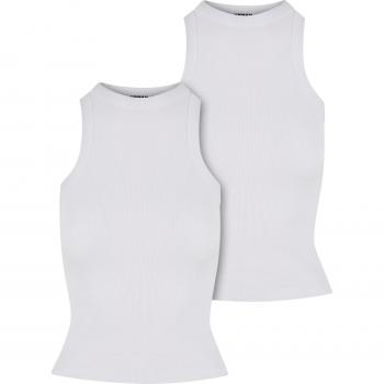 Urban Classics Women's Racer Back Rib Tank Top 2 Pack