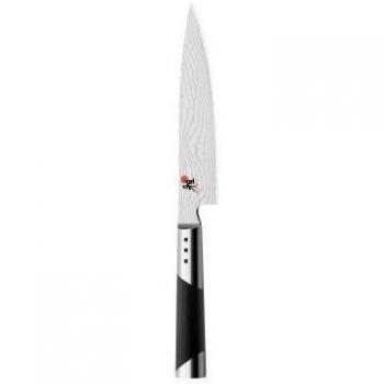 MIYABI Shotoh Cuchillo mechador, Longitud de la hoja: 13 cm, Hoja puntiaguda, Mango de acero inoxidable especial/Micarta, 7000D