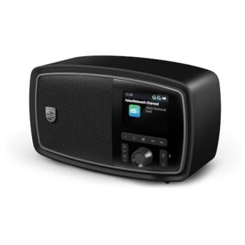 Radio portátil Philips TAV2000DB DAB, DAB+, FM y Bluetooth Negra