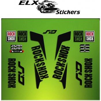 Pegatinas HORQUILLA ROCK SHOX SID 2016 ELX39 STICKERS AUFKLEBER AUTOCOLLANT ADESIVI BICICLETA CYCLE MTB BIKE 26 y 27.5