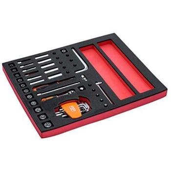 Juego de Carracas y Dados Bahco 1/4 con Módulo Foam 2/3 - 44 Piezas