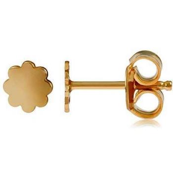 Córdoba Jewels | Pendientes en plata de ley 925 bañada en oro con diseño Flor Gold